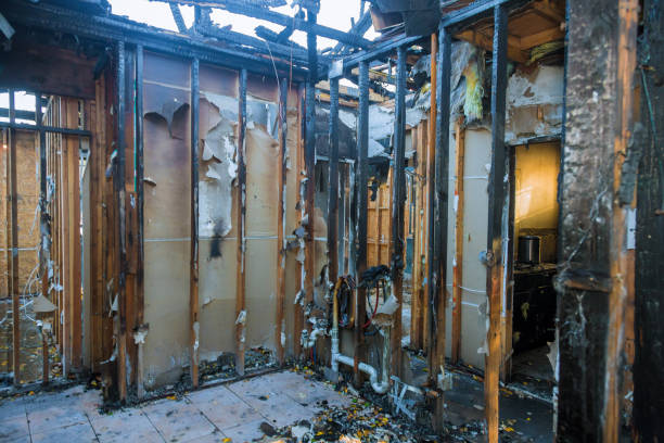 Professional Fire Damage Removal technician working in Lionville, PA